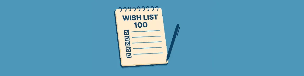 wishlist100やりたいことリストー今すぐ始められる「アナログリスト」