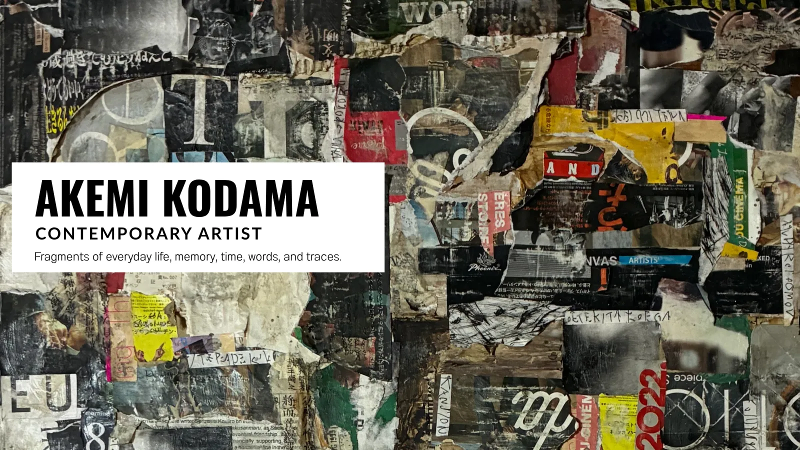 Akemi Kodama Contemporary Artist